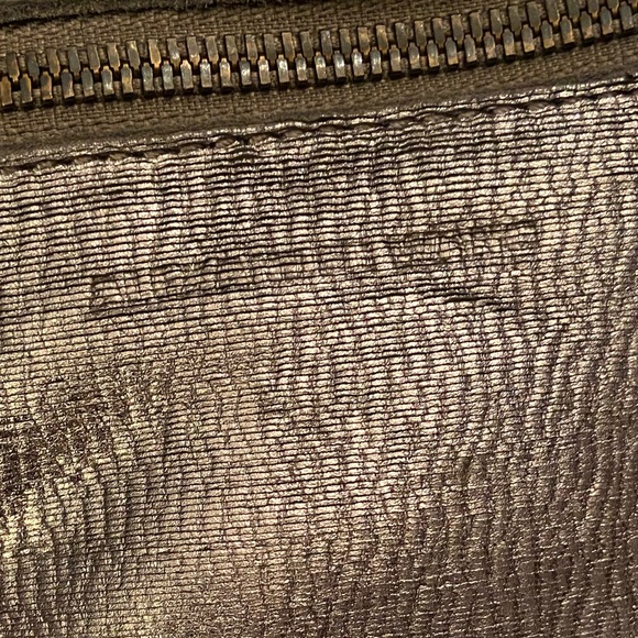 Authentic Alexander Wang Metallic Silver Leather Slouchy Sling Tote Bag - Picture 3 of 11